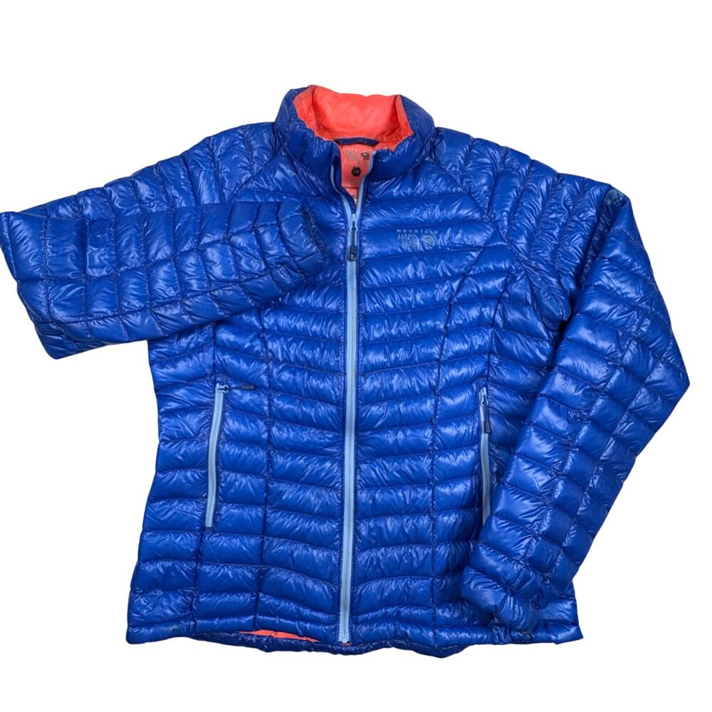 Mountain Hardwear Ghost Whisperer Packable Down Jacket Women's L Blue Utility